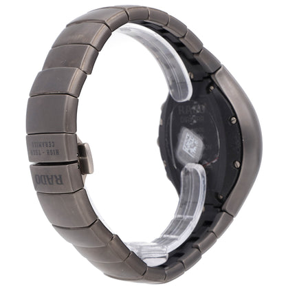 Rado True Chronograph 43mm Ceramic Quartz Gray Dial Men's Watch R27897402