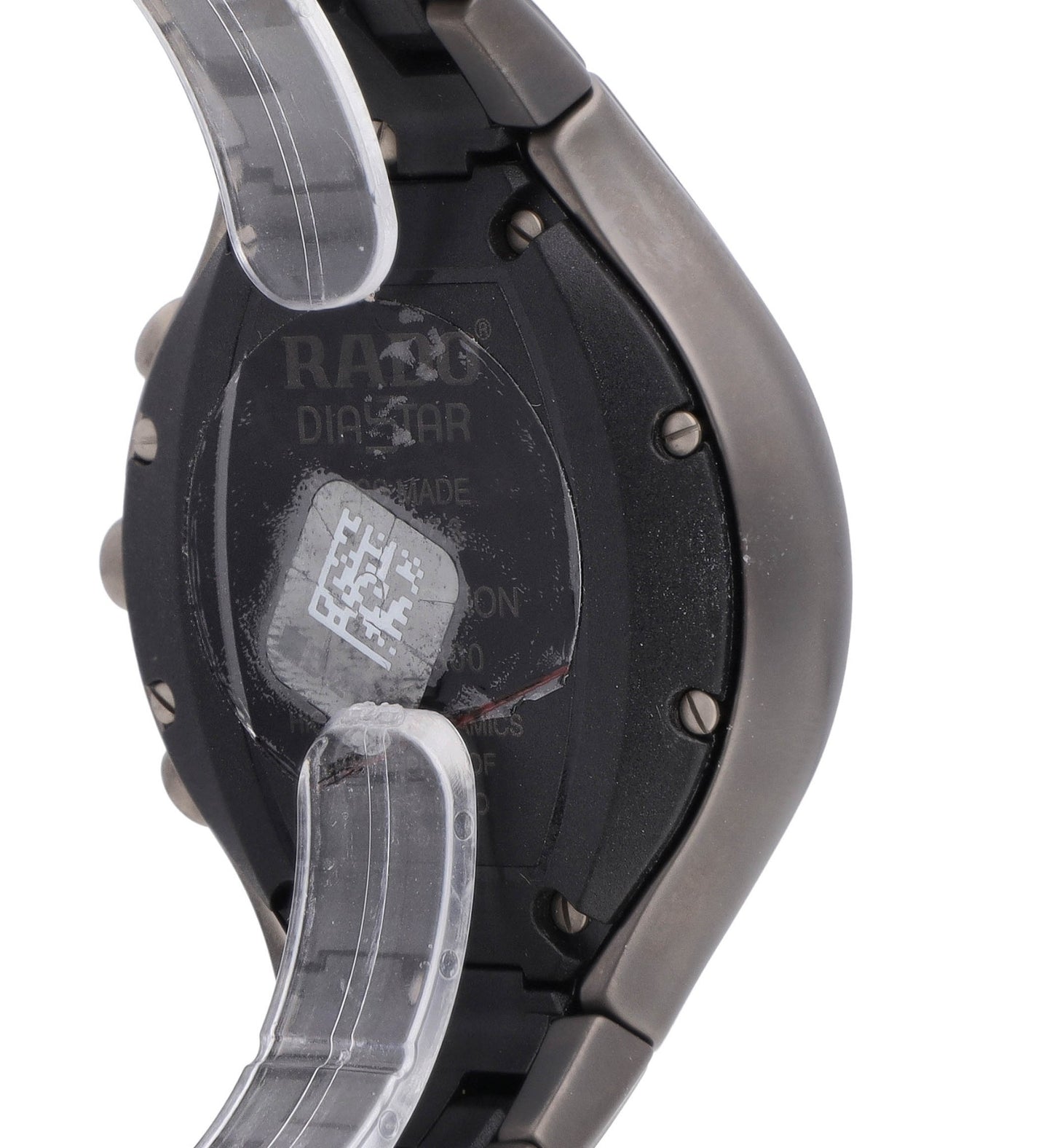 Rado True Chronograph 43mm Ceramic Quartz Gray Dial Men's Watch R27897402