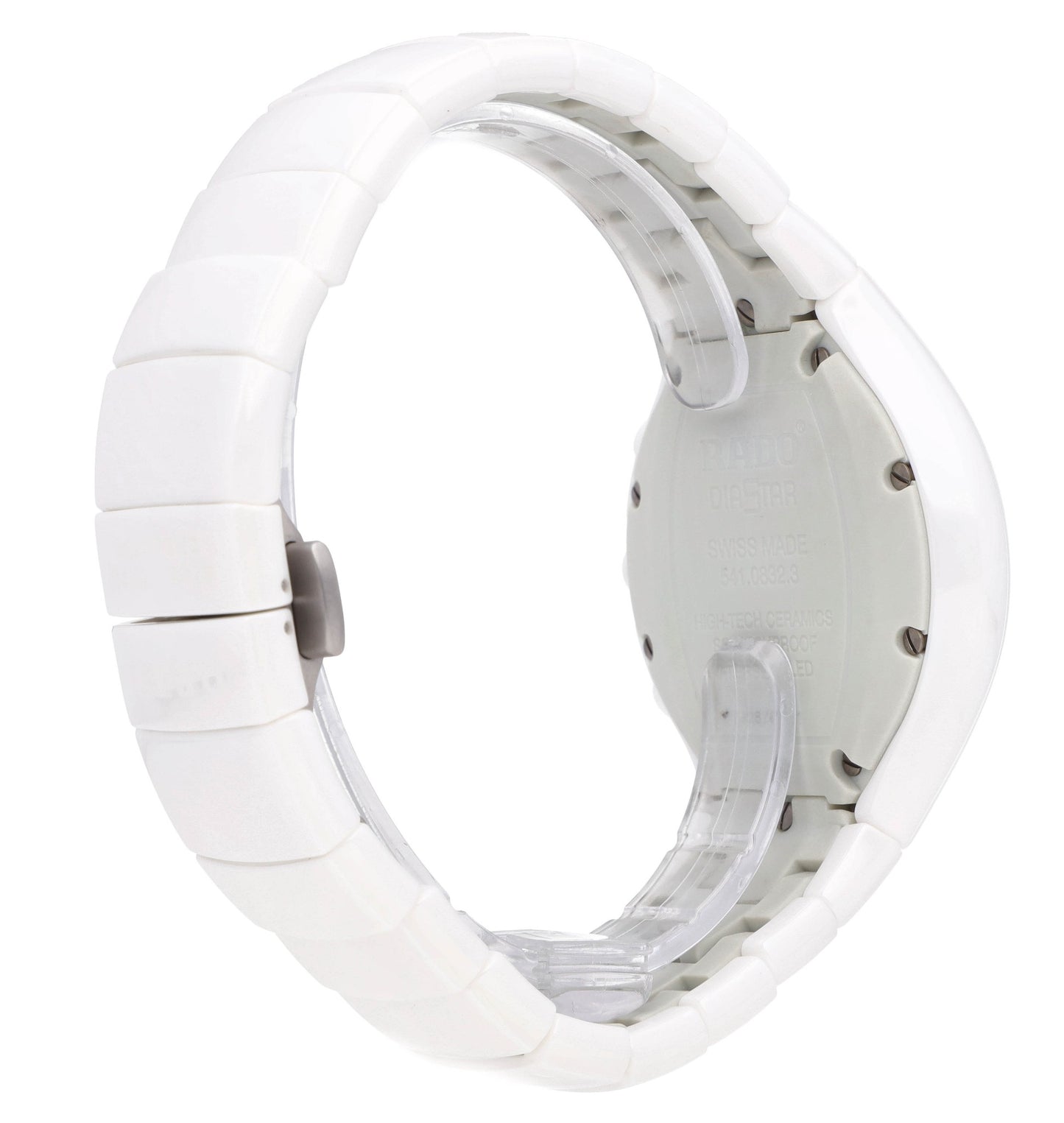 Rado True Chronograph 44mm Ceramic Quartz White Dial Men's Watch R27832012