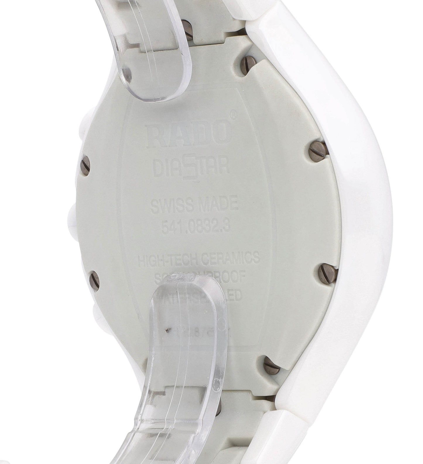 Rado True Chronograph 44mm Ceramic Quartz White Dial Men's Watch R27832012