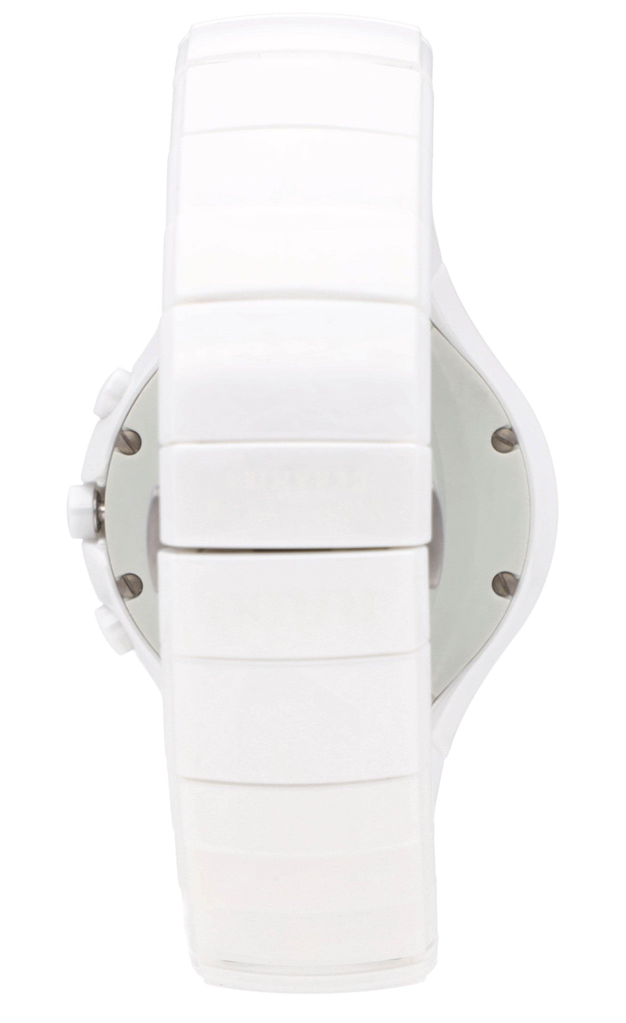 Rado True Chronograph 44mm Ceramic Quartz White Dial Men's Watch R27832012