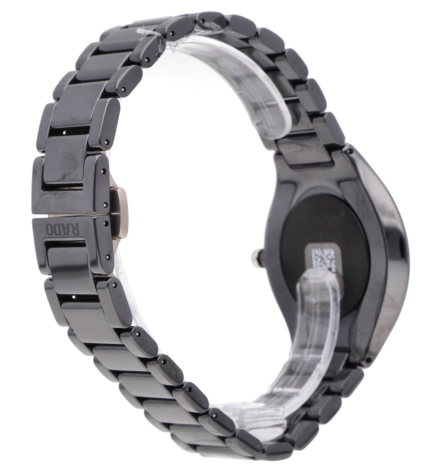 Rado True Thinline 39mm Quartz Black Diamond Dial Ceramic Men's Watch R27741712