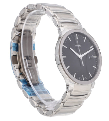 Rado Centrix 38mm Quartz Black Dial Stainless Steel Men's Watch R30927153