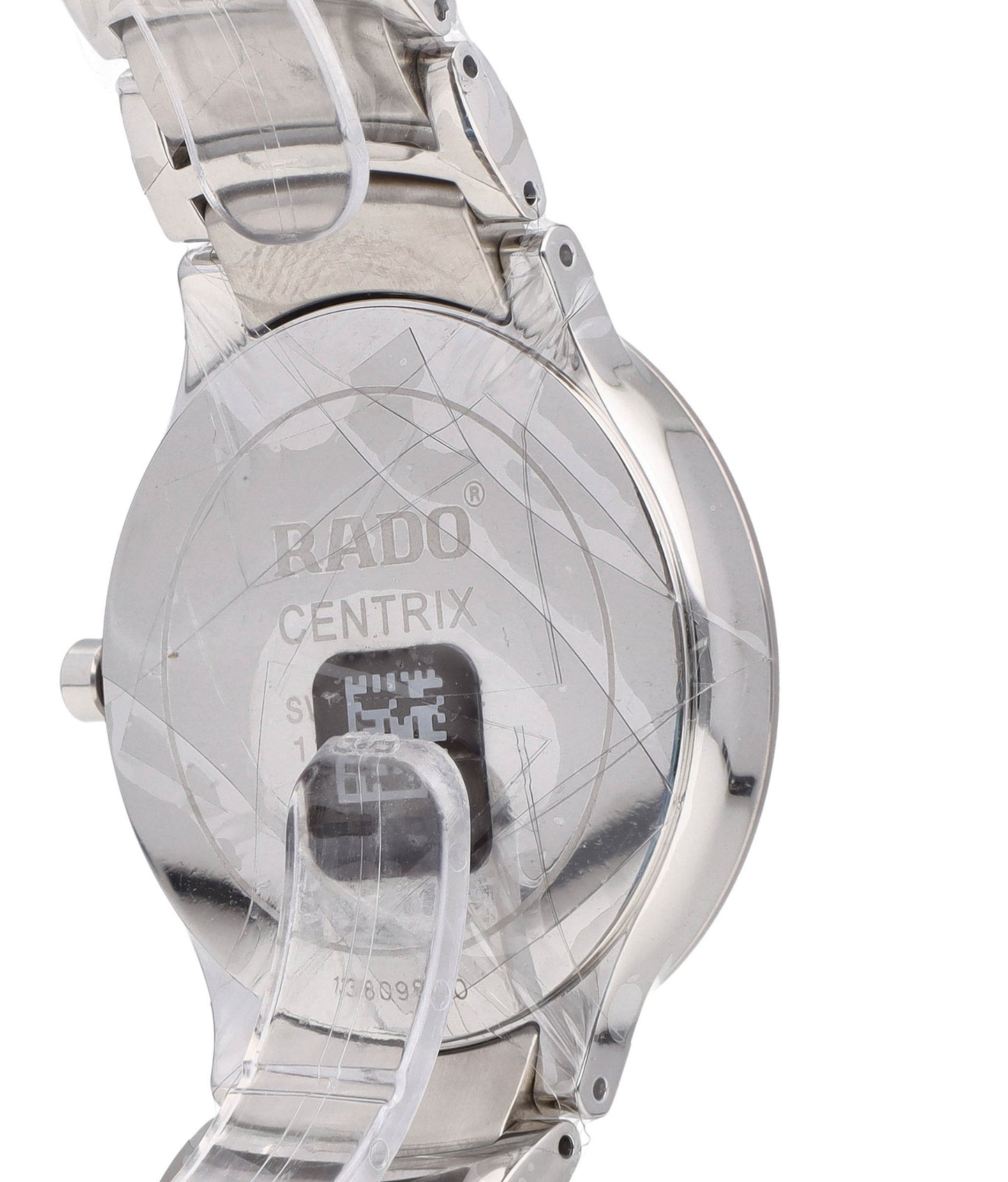 Rado Centrix 38mm Quartz Black Dial Stainless Steel Men's Watch R30927153