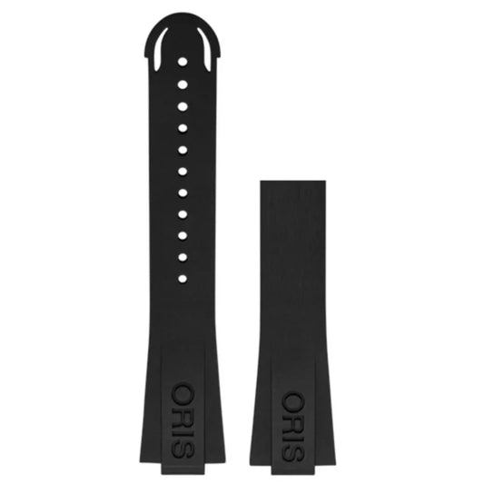 New Oris Black Rubber 24mm Strap 07 4 24 74