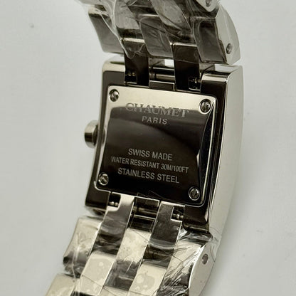 Chaumet Khesis 23x37mm Quartz White MOP Diamond Dial Ladies Watch W19630.35A