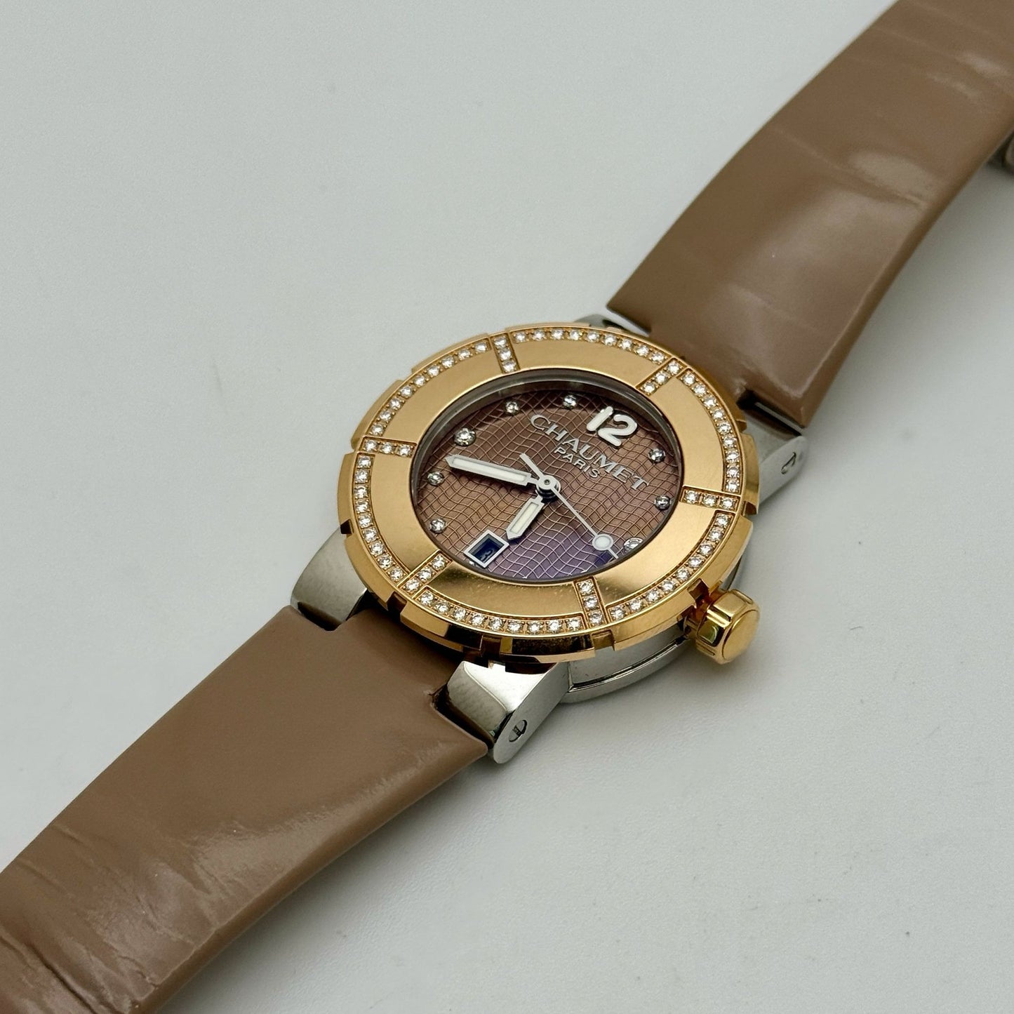 Chaumet Class One 33mm Quartz Steel & Rose Gold Ladies Watch W17321.33P