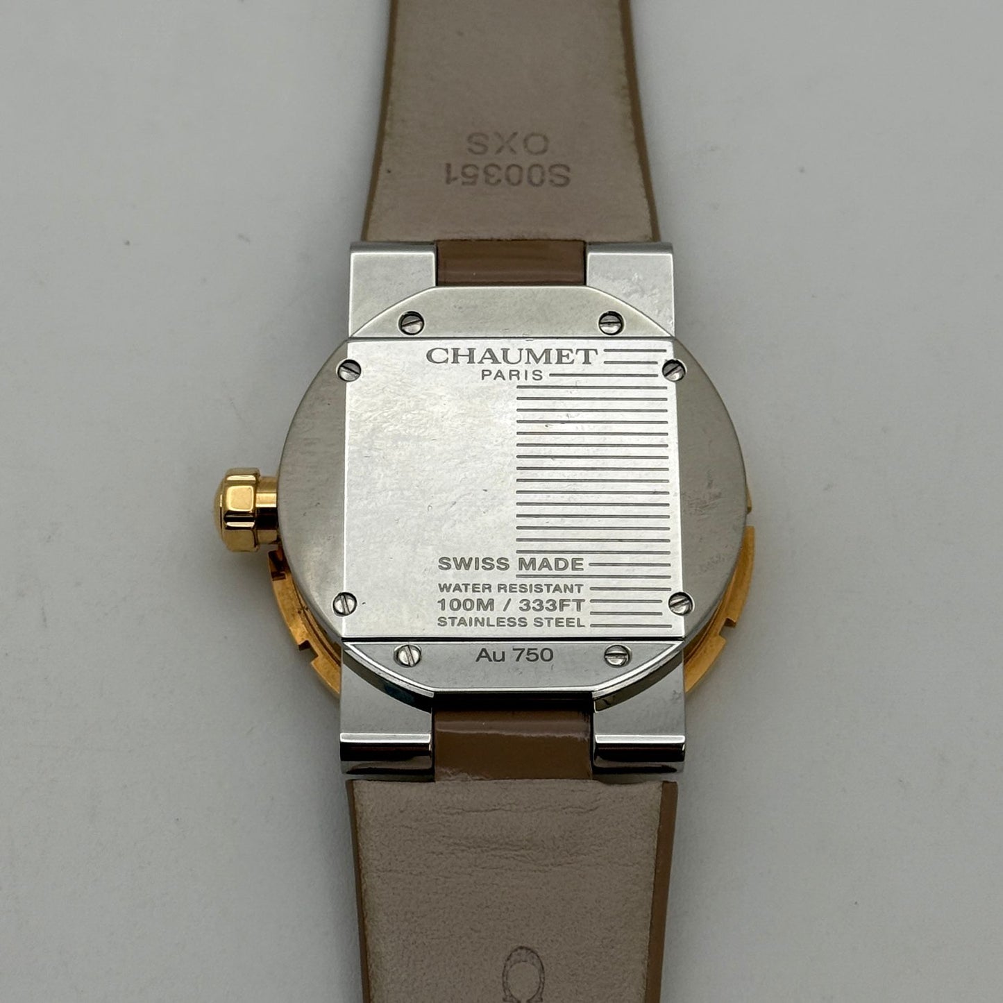 Chaumet Class One 33mm Quartz Steel & Rose Gold Ladies Watch W17321.33P