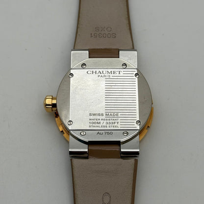 Chaumet Class One 33mm Quartz Steel & Rose Gold Ladies Watch W17321.33P