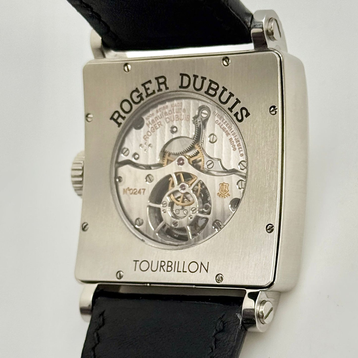 Roger Dubuis Golden Square 37x49mm Auto Tourbillon Men's Watch  G37 09 9 GC09.61