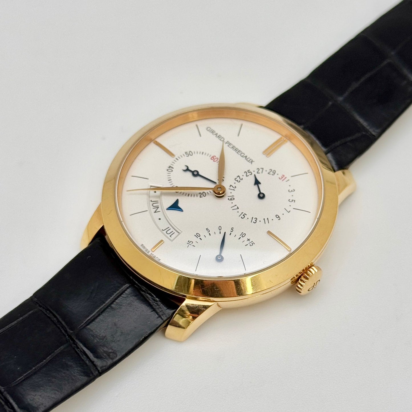 Girard-Perregaux Annual Calendar 40mm Rose Gold Men's Watch 49538-52-131-BK6A