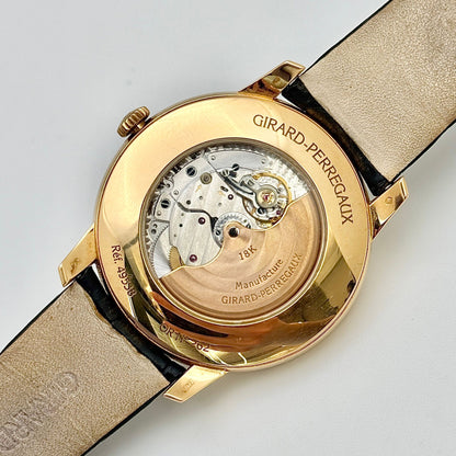 Girard-Perregaux Annual Calendar 40mm Rose Gold Men's Watch 49538-52-131-BK6A