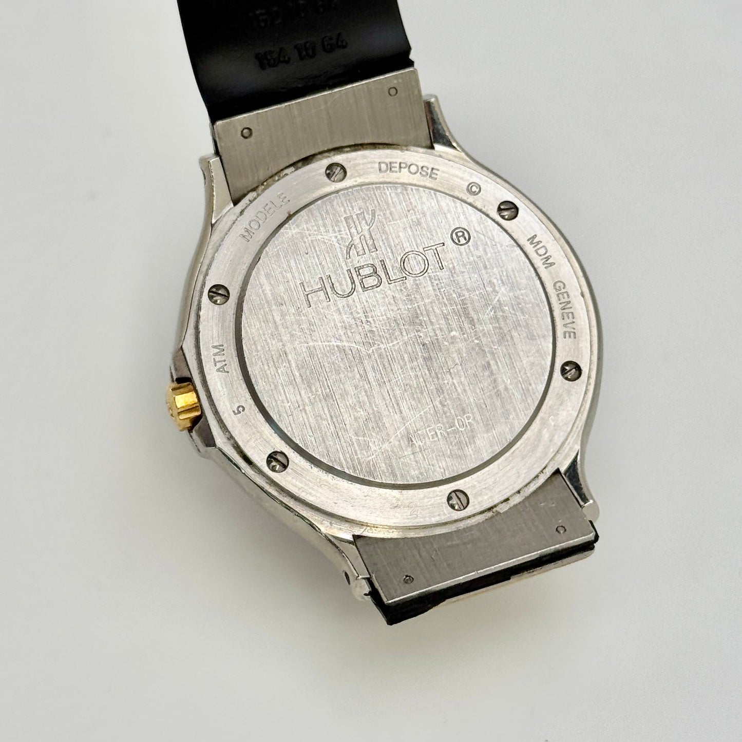 Hublot MDM Classic Quartz 35mm Black Dial & Yellow Gold Ladies Watch S.152.10.2