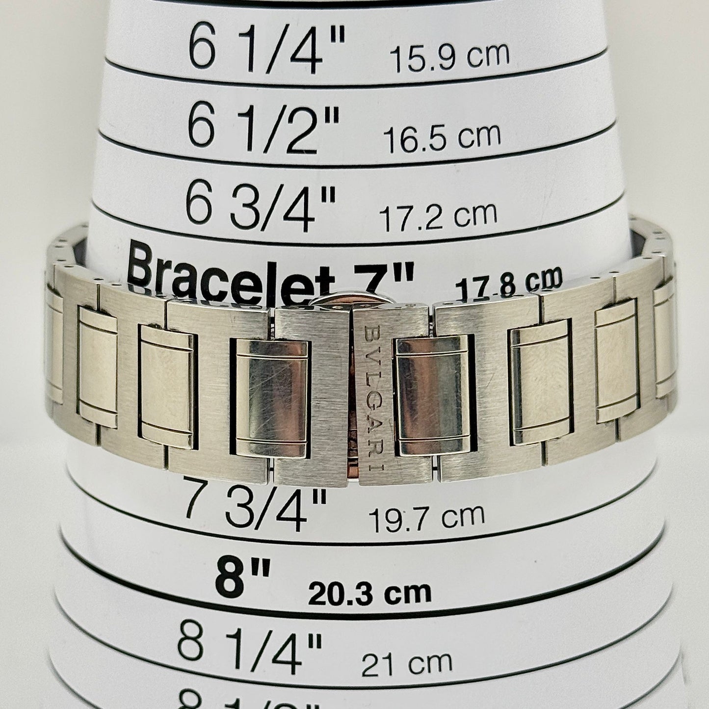 Bvlgari Diagono 33 Automatic White Dial Stainless Steel Men's Watch BB 33 SS