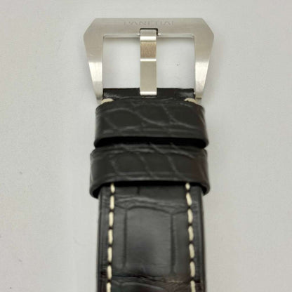 Panerai Bi Tempo Power Reserve 44mm Black Dial GMT Men's Watch PAM01360