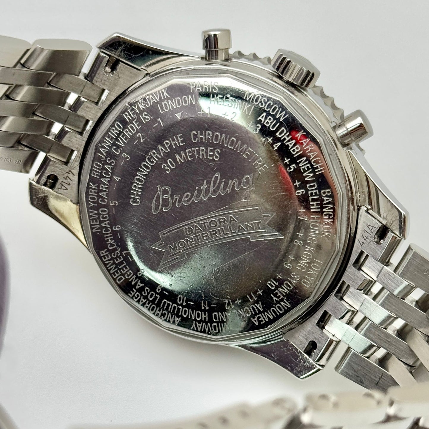 Breitling Montbrilliant Datora 43mm Automatic Men's Watch A2133012/G518-441A