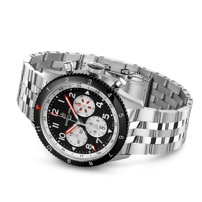 Breitling Super Avi Chronogrpah 46mm GMT Automatic Men's Watch YB04451A1B1A1