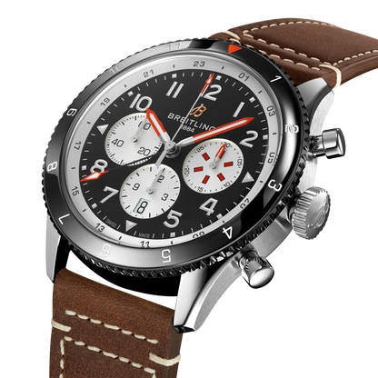 Breitling Super Avi Chronograph 46mm Automatic GMT Men's Watch YB04451A1B1X1