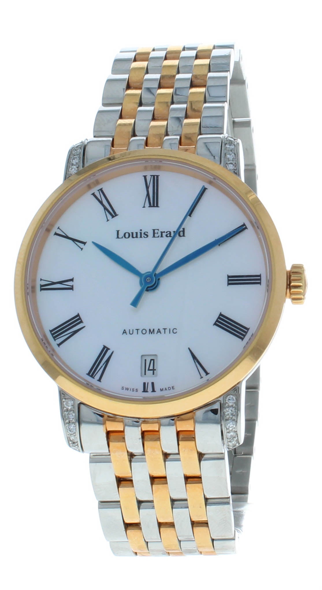 Louis Erard Excellence Automatic 33mm Diamond Ladies Watch 68235CB04.BMA54