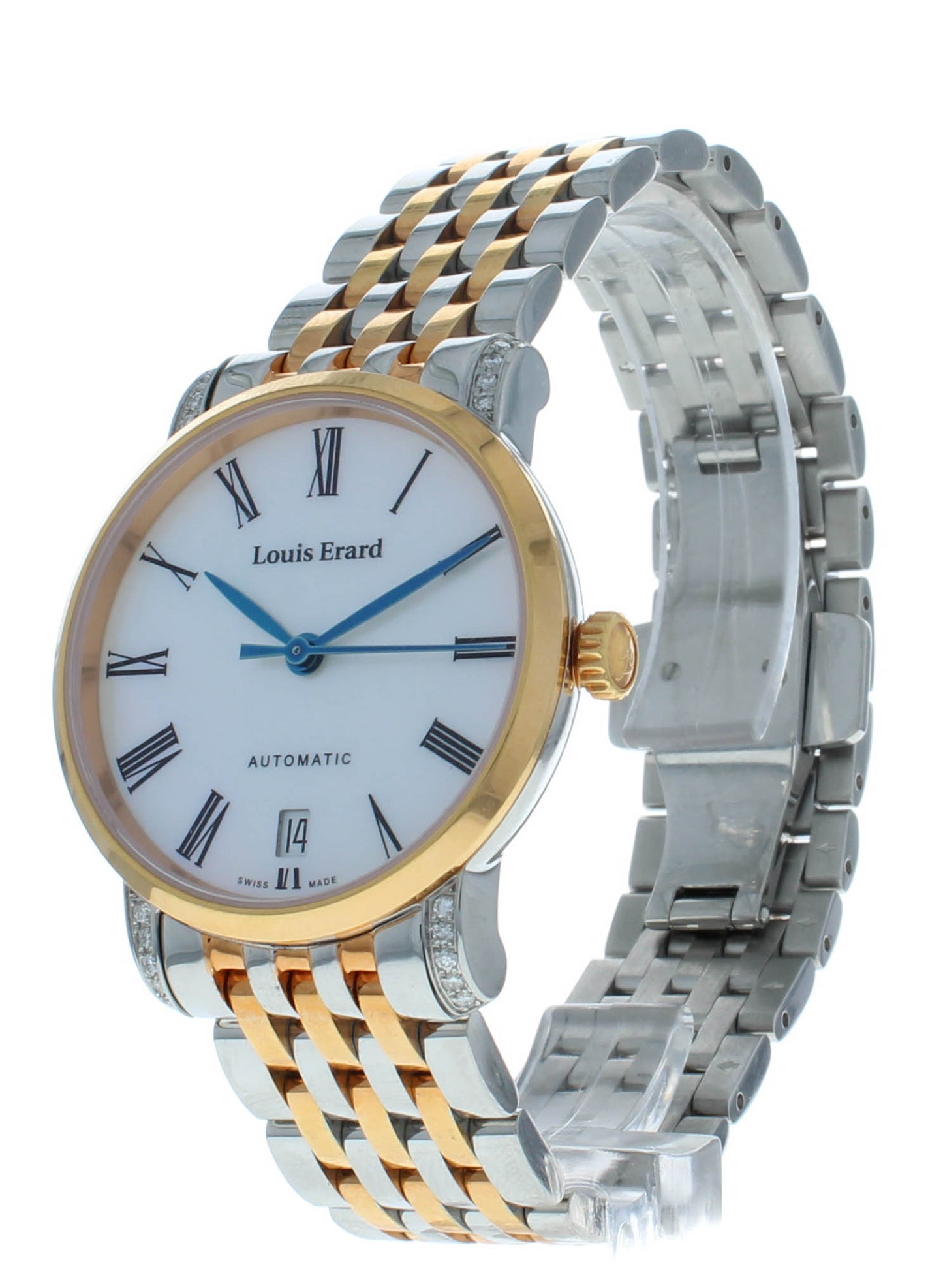 Louis Erard Excellence Automatic 33mm Diamond Ladies Watch 68235CB04.BMA54