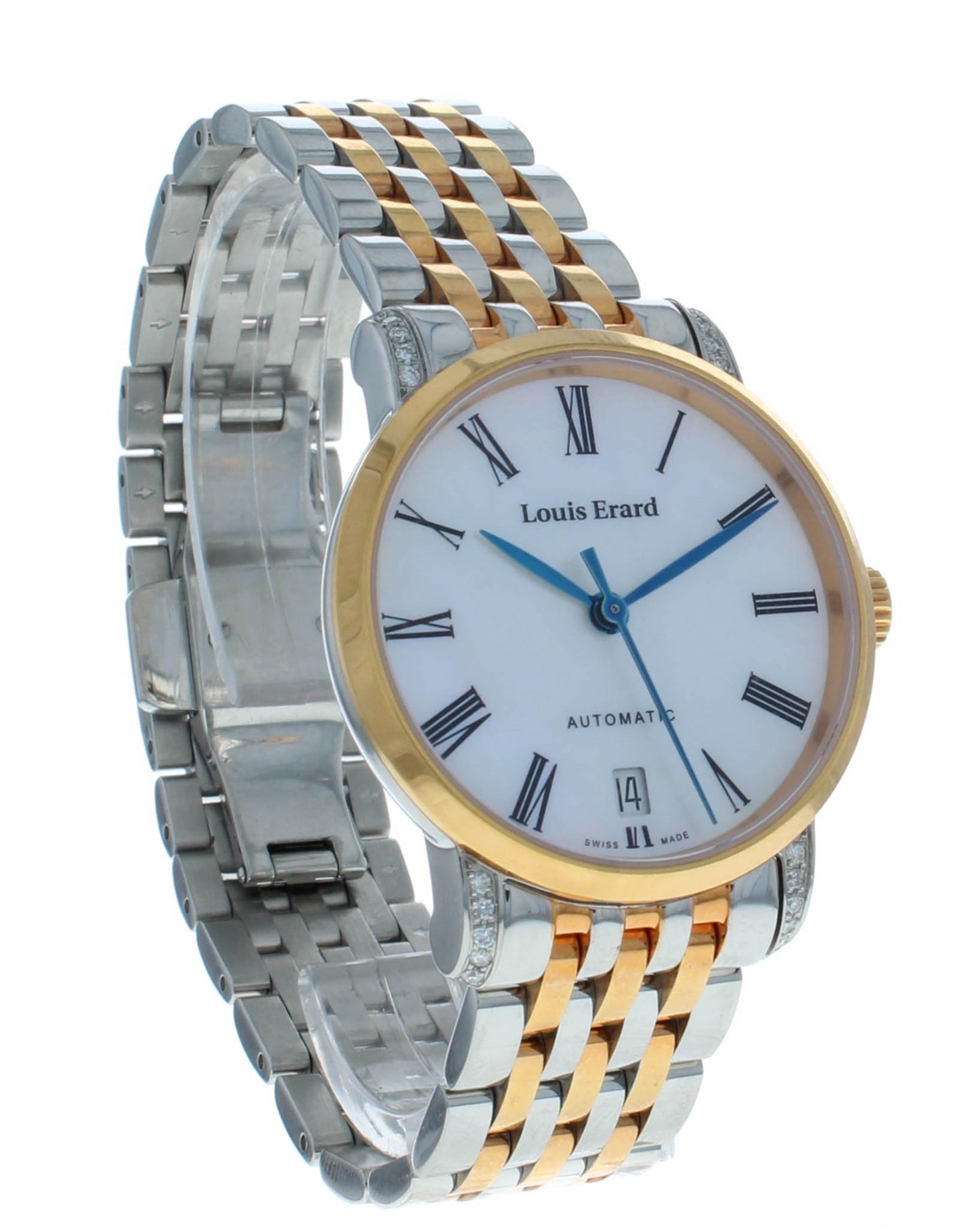 Louis Erard Excellence Automatic 33mm Diamond Ladies Watch 68235CB04.BMA54