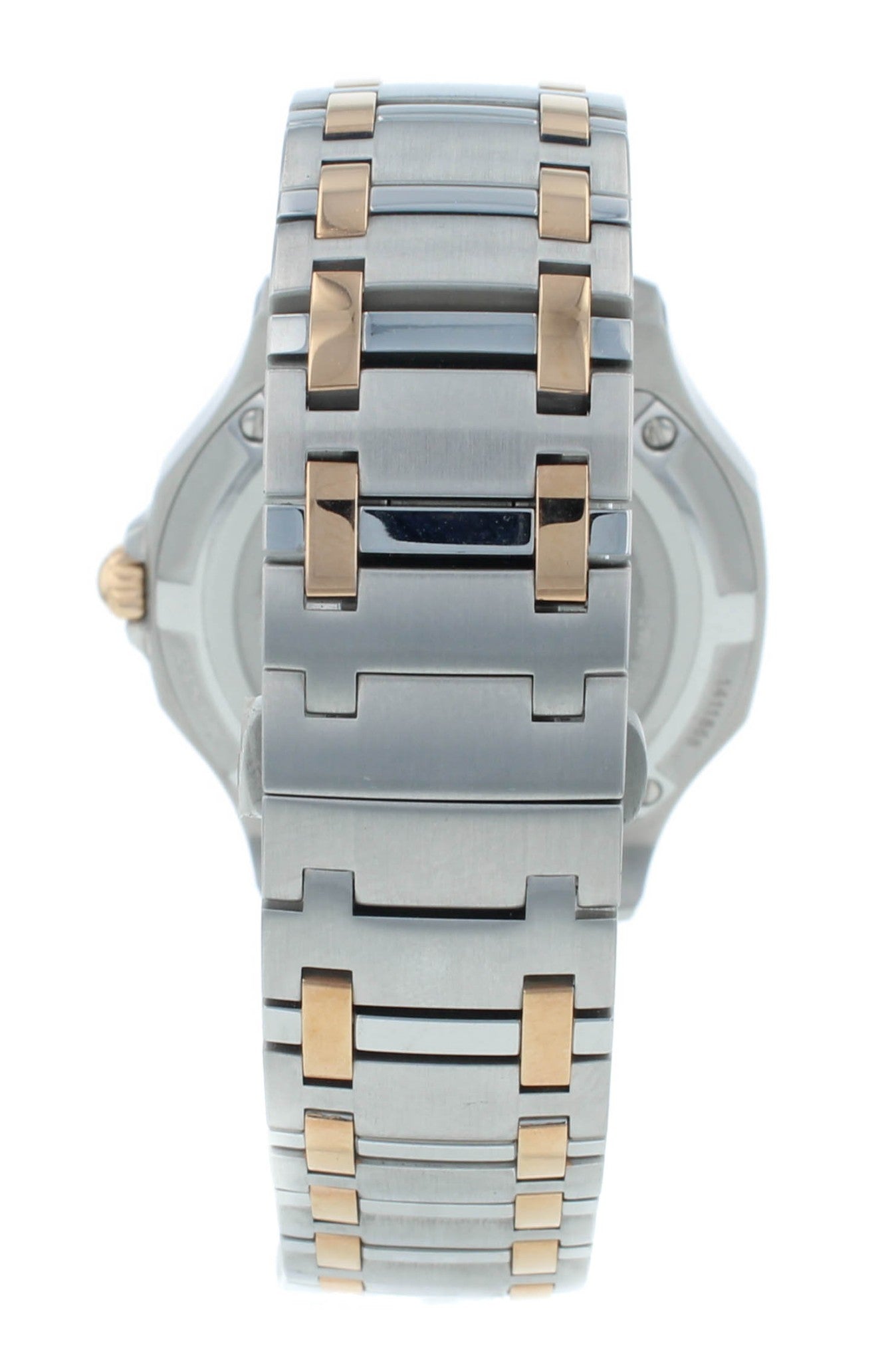 Concord Saratoga 40mm Steel & 18kt Rose Gold Quartz White Dial Mens Watch 320217