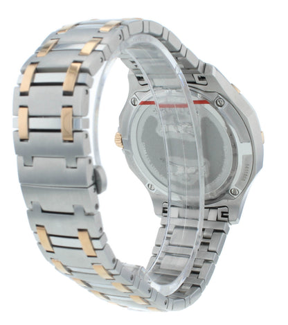 Concord Saratoga 40mm Steel & 18kt Rose Gold Quartz White Dial Mens Watch 320217