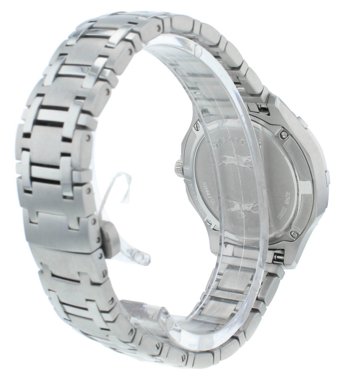 Concord Saratoga Stainless Steel 32mm White MOP Dial Quartz Ladies Watch 320162