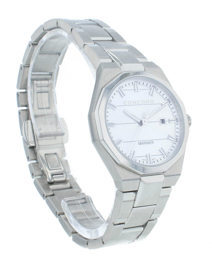 Concord Mariner Stainless Steel 30mm Silver Dial Quartz Ladies Watch 320272