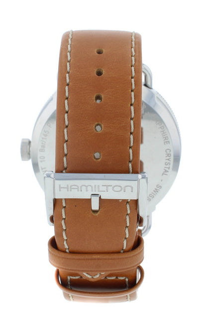 Hamilton Khaki Navy Pioneer Mechanical 46mm White Dial Men's Watch H78719553