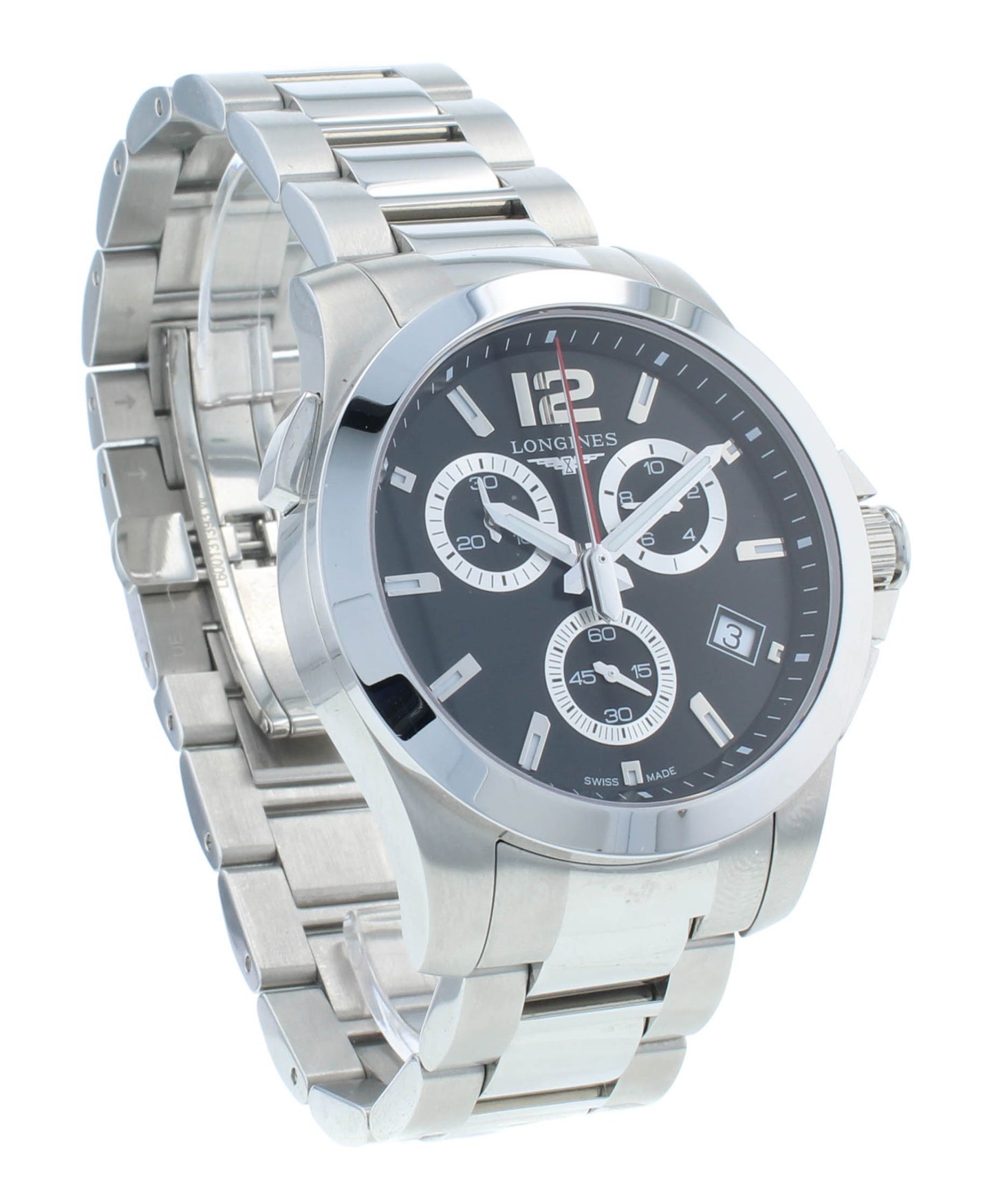 Pre-Owned Longines Conquest Quartz 41mm Chronograph Men's Watch L3.702.4.56.6