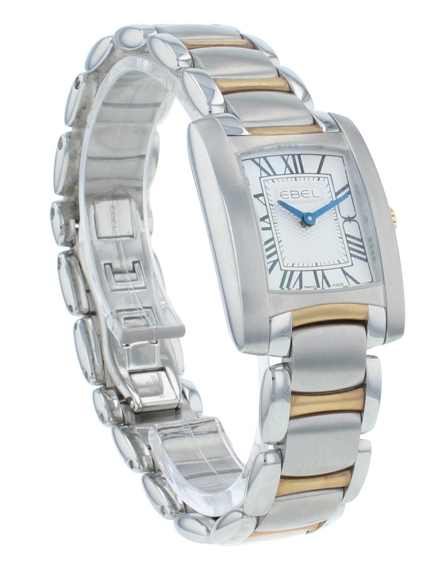 Ebel Brasilia Mini Quartz 23.7mm Steel & 18kt Yellow Gold Ladies Watch 1216067