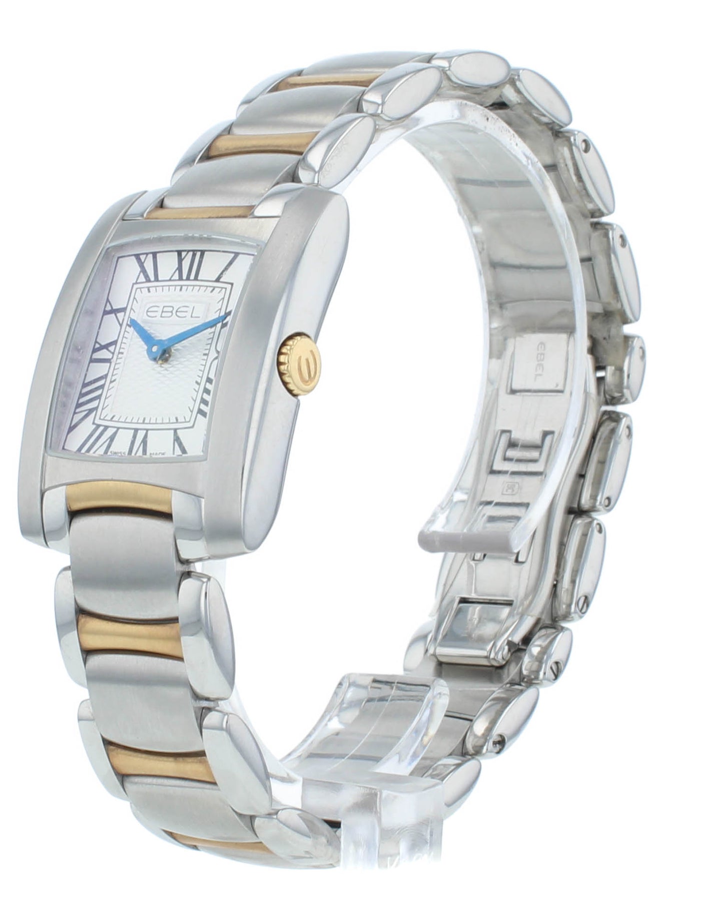 Ebel Brasilia Mini Quartz 23.7mm Steel & 18kt Yellow Gold Ladies Watch 1216067