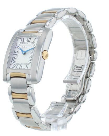 Ebel Brasilia Mini Quartz 23.7mm Steel & 18kt Yellow Gold Ladies Watch 1216067