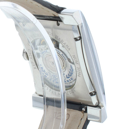 Pre-Owned Cuervo Y Sobrinos Habana Black Dial 33mm Auto Ladies Watch 2415.1NGL