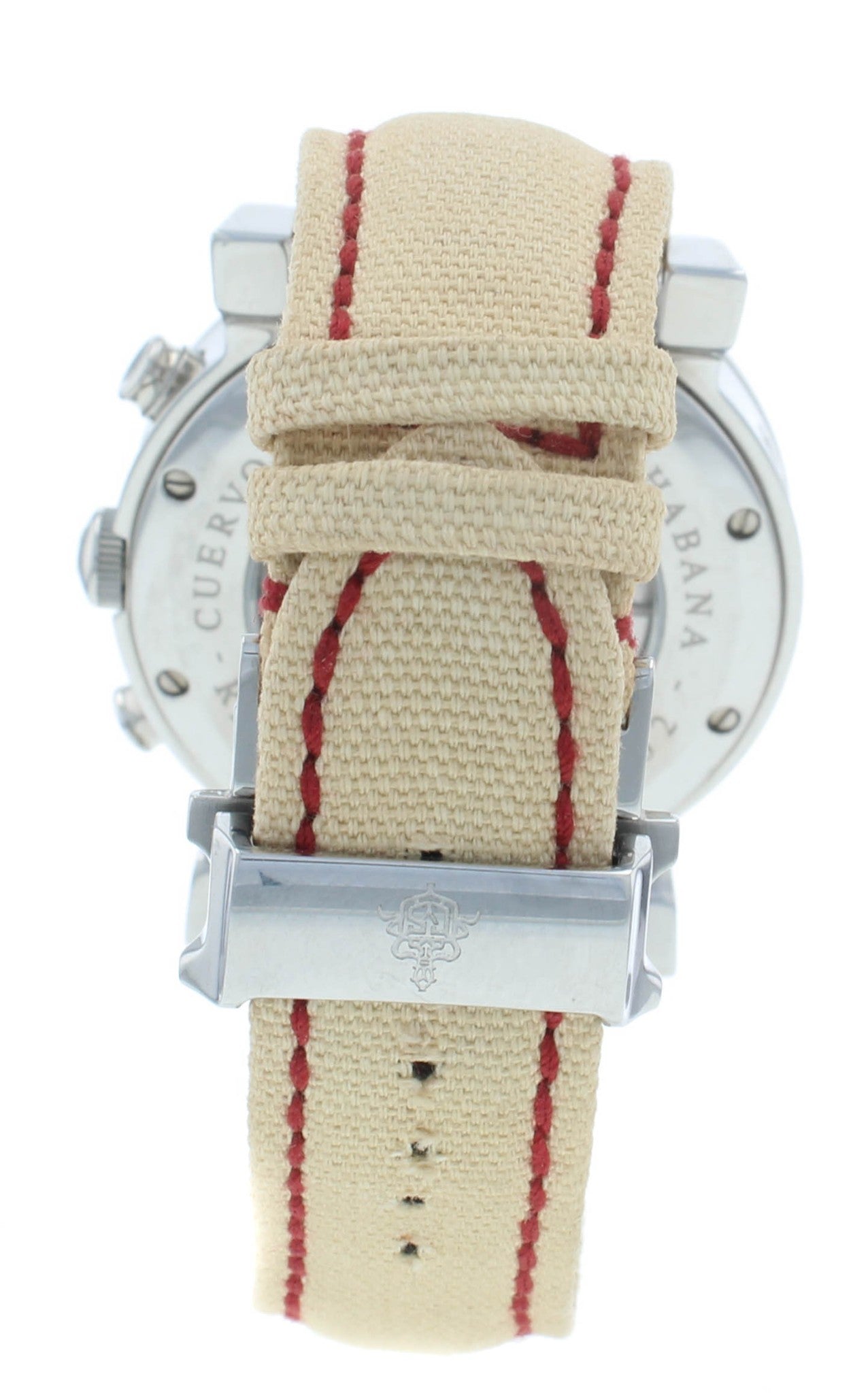 Pre-Owned Cuervo Y Sobrinos Habana Chronograph 42mm Auto Men's Watch 3022.1C.LIV