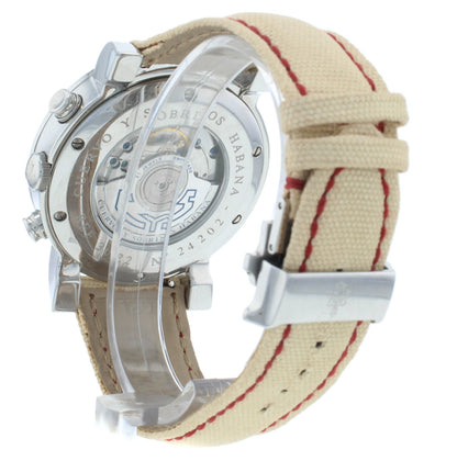 Pre-Owned Cuervo Y Sobrinos Habana Chronograph 42mm Auto Men's Watch 3022.1C.LIV