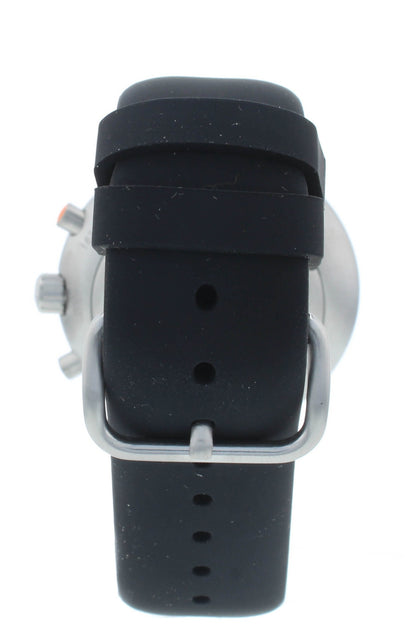 Ikepod Chronopod Quartz 44mm Blue Dial Stainless Steel Men's Watch C006-SI-LB