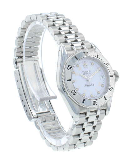 Tudor Monarch Stainless Steel Silver Dial 27mm Quartz Ladies Watch 15850
