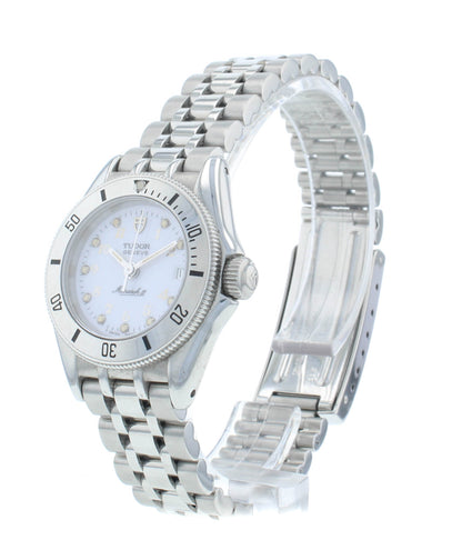 Tudor Monarch Stainless Steel Silver Dial 27mm Quartz Ladies Watch 15850
