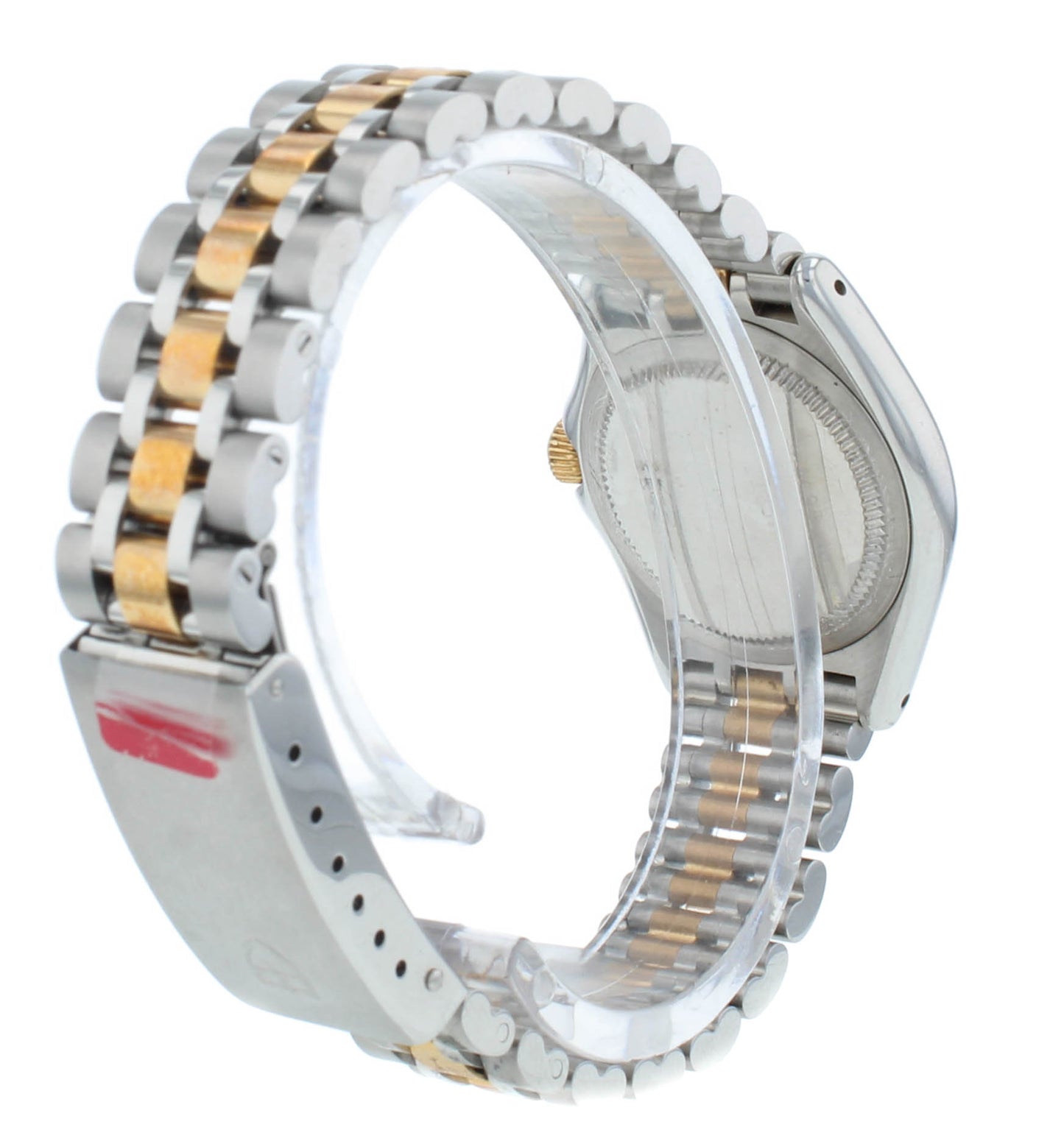 Tudor Monarch Steel & 18kt Gold Blue Dial 27mm Quartz Ladies Watch 15833