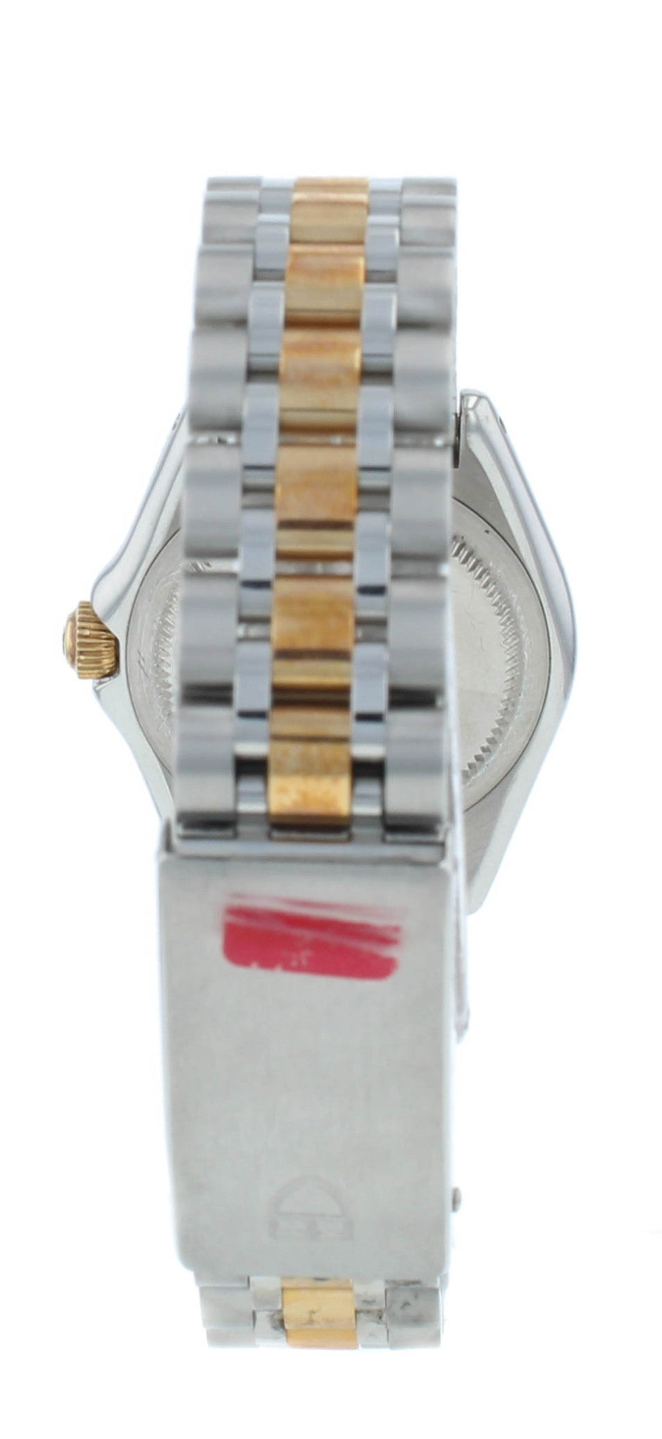 Tudor Monarch Steel & 18kt Gold Blue Dial 27mm Quartz Ladies Watch 15833