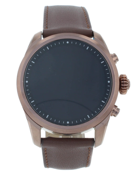 Montblanc Summit 2 42mm Quartz Leather Strap Chronograph Men's Smartwatch 126479