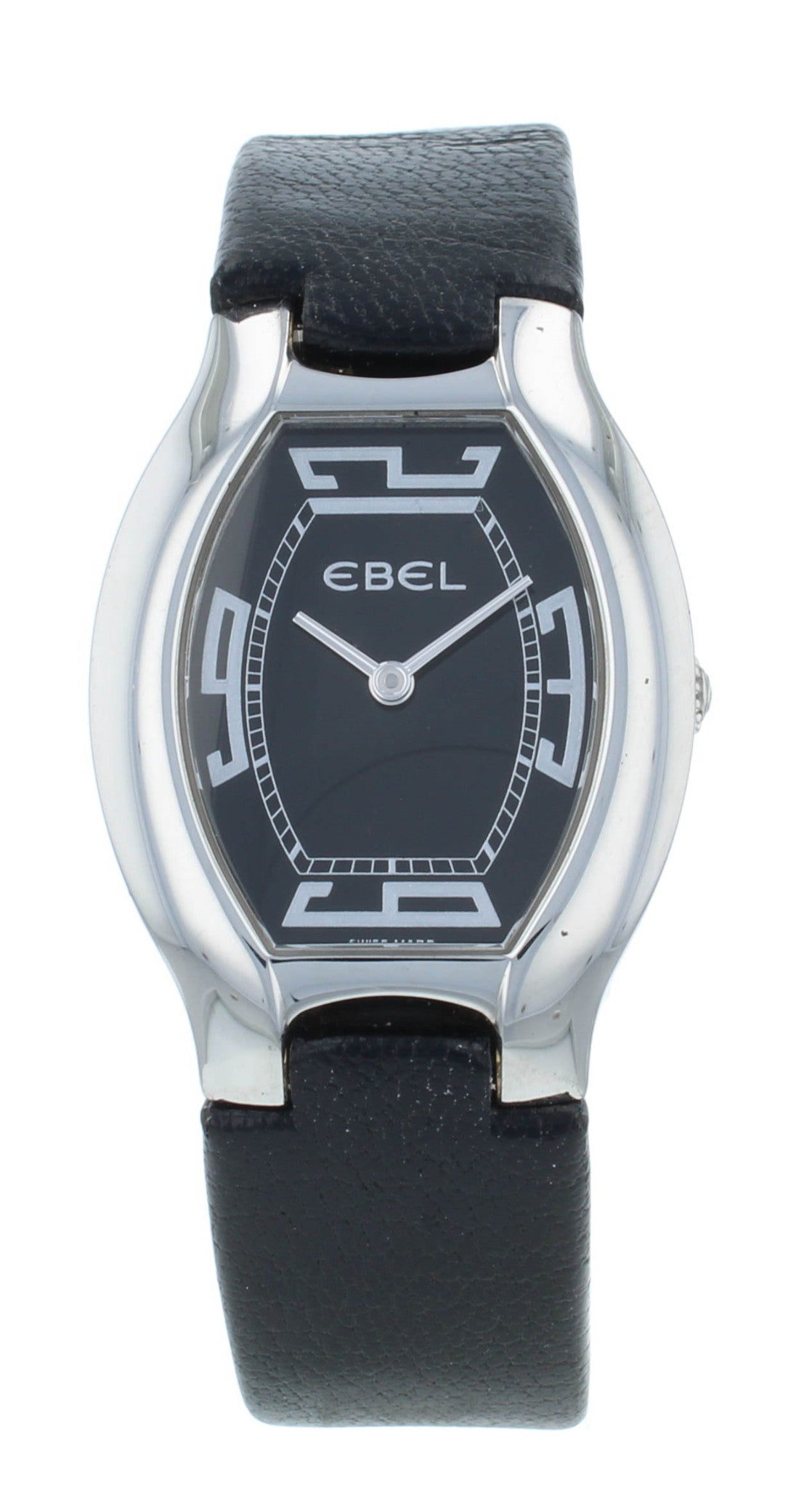 Pre-Owned Ebel Beluga Tonneau 29mm Quartz Black Dial Ladies Watch 9175G31