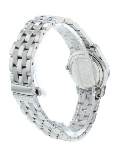 Gucci 5500L Black Diamond Dial 27mm Quartz Stainless Steel Ladies Watch