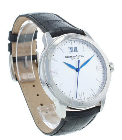 Raymond Weil Tradition Silver Dial 39mm Quartz Men's Watch 5476-ST-00657