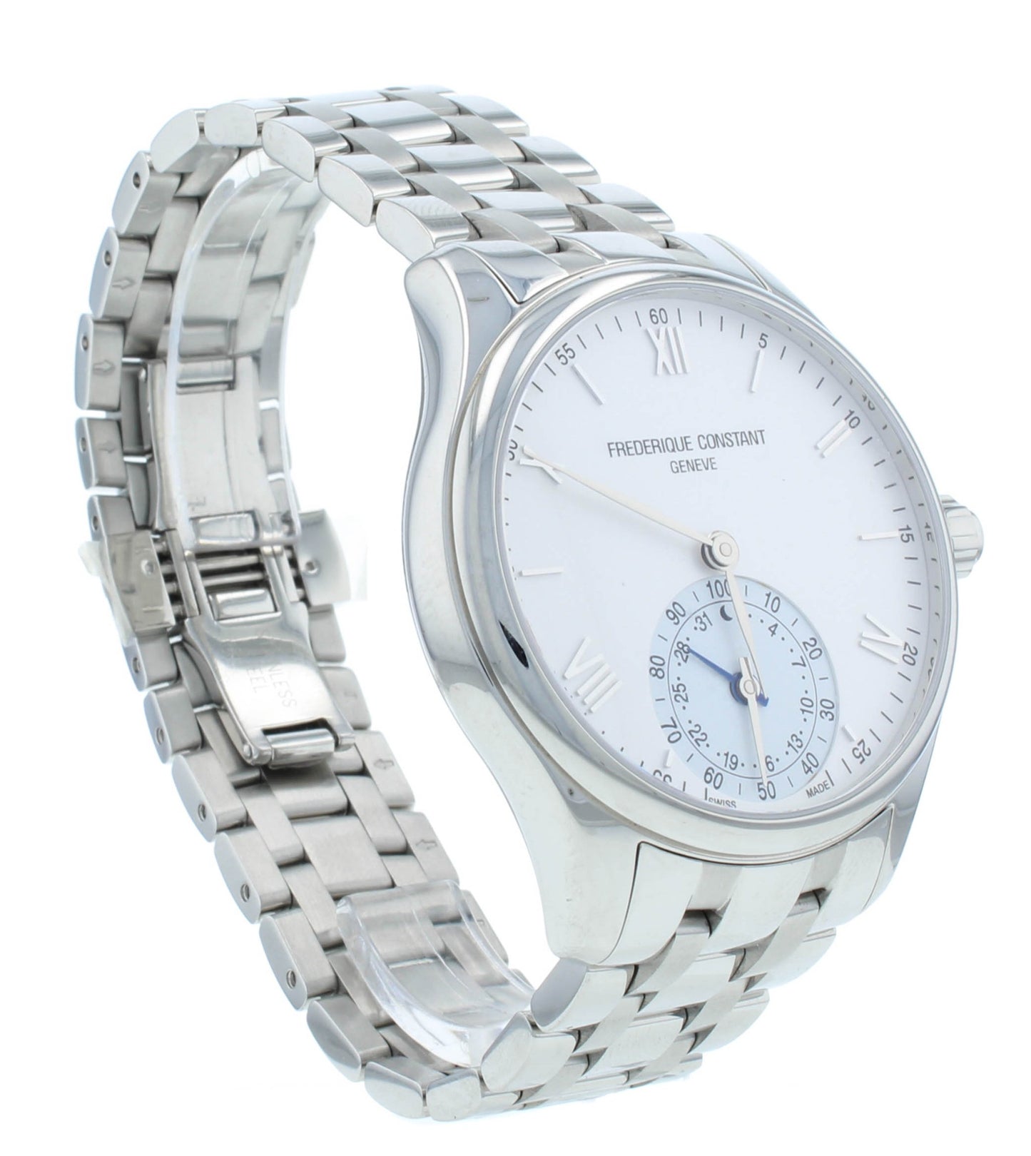 Frederique Constant Horological Quartz 42mm Men's Smartwatch FC-285S5B6B