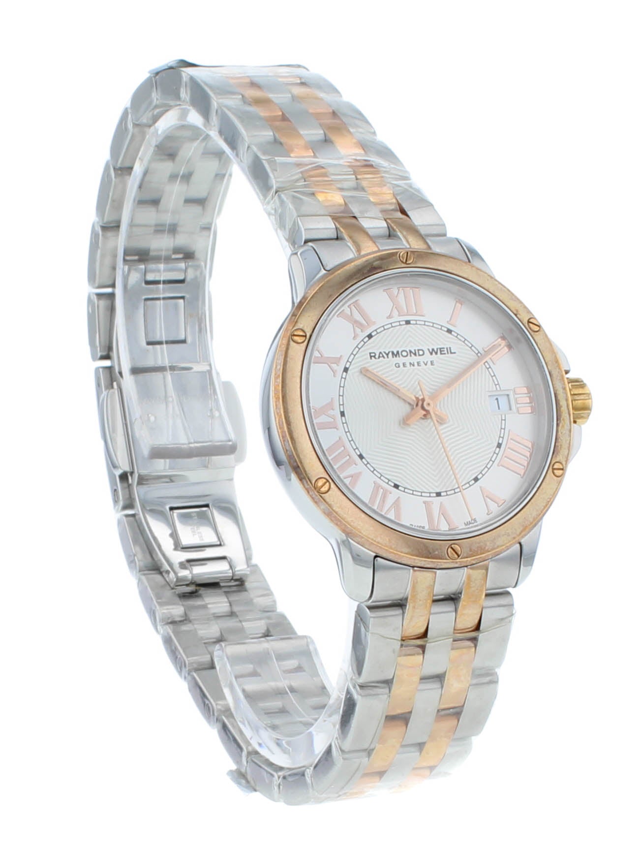 Raymond Weil Tango Silver Dial Two-Tone Quartz 28mm Ladies Watch 5391-STS-00995