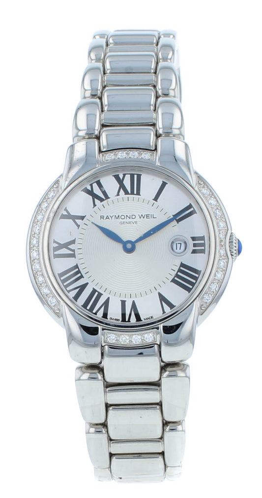 Raymond Weil Jasmine Silver Dial 29mm Diamond Quartz Ladies Watch 5229-STS-00659
