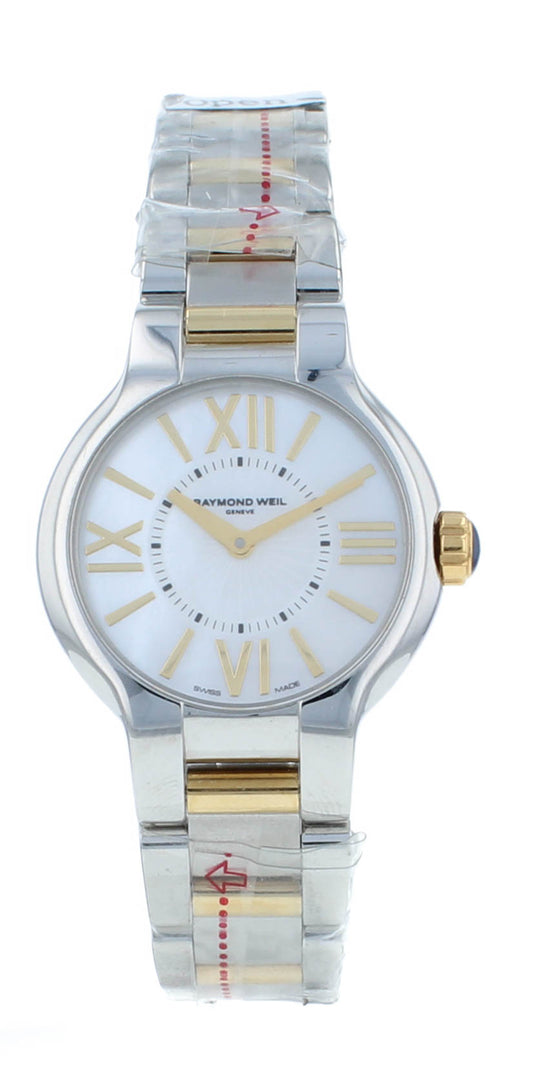 Raymond Weil Noemia 27mm Two-Tone Quartz White Dial Ladies Watch 5927-STP-00907
